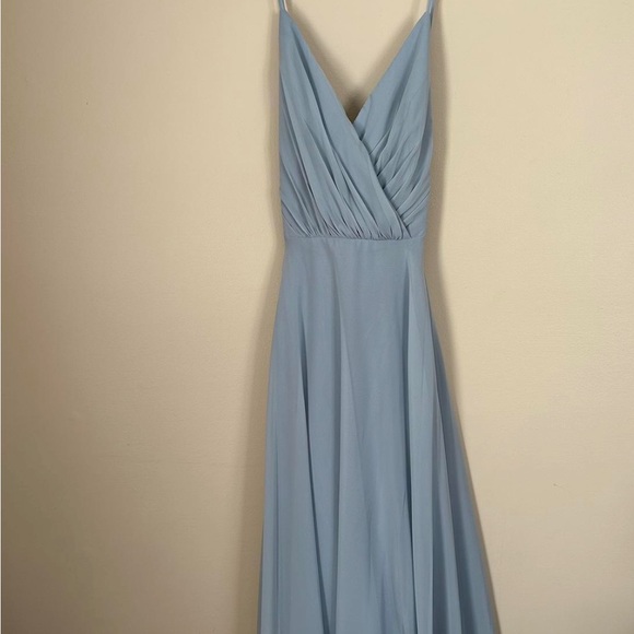 Dusty Blue Dress - Picture 1 of 4